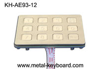 12의 열쇠 IP65 물 증거를 가진 옥외 접근 간이 건축물 금속 키패드
